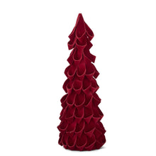 Load image into Gallery viewer, Red Velvet Ribbon Cone Tree
