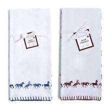 Load image into Gallery viewer, Horse Silhouette Cloth Dish Towels - Set of 2
