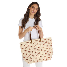 Load image into Gallery viewer, person holding Horse Silhouette Printed Tote Bags 
