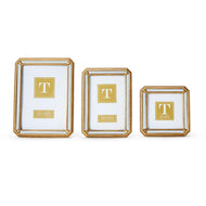 Beveled Mirror Photo Frame three sizes