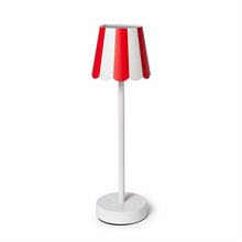 Load image into Gallery viewer, Decorative Paper Shade Covers in red on lamp

