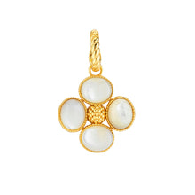 Load image into Gallery viewer, Capucine de Wulf Berry Clover Double Sided Pendant - Mother of Pearl
