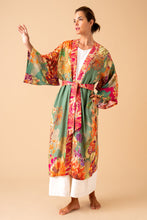 Load image into Gallery viewer, Birds and Blooms Kimono Gown - Sage

