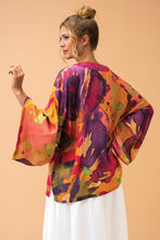 Load image into Gallery viewer, Oversized Blooms Kimono Jacket - Mustard
