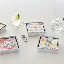 Load image into Gallery viewer, Flip Flop Beaded Napkin Box Set

