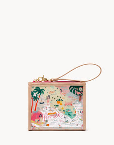 Spartina 449 Clear Beach Wristlet Florida