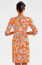 Load image into Gallery viewer, Gretchen Scott Designs Split Neck Dress - Stunning Stippling
