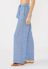 Load image into Gallery viewer, Striped Wide Leg Pant with Side Pockets side view
