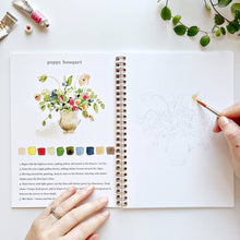 Load image into Gallery viewer, person painting yellow flowers
