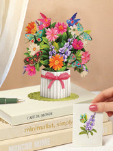 Load image into Gallery viewer, FreshCut Paper Mini Enchanted Garden Pop-Up Greeting Card
