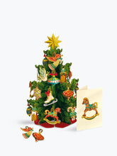 Load image into Gallery viewer, FreshCut Paper Mini Christmas Tree with card and ornament 
