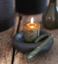 Load image into Gallery viewer, Timber® Votives candles in Hunting Green
