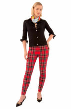 Load image into Gallery viewer, Woman wearing Gretchen Scott Designs Breakfast at Tiffany's Cardigan in Black
