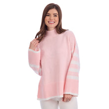 Load image into Gallery viewer, Pink Costner Striped Sweater - FINAL SALE
