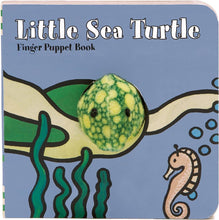 Load image into Gallery viewer, Little Turtle Finger Puppet Book
