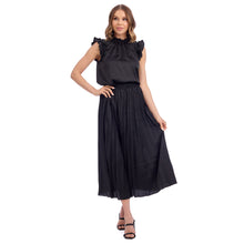 Load image into Gallery viewer, Black Townes Pleated Skirt
