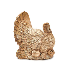 Gold Leaf Turkey Decor - Resin