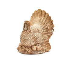 Load image into Gallery viewer, Gold Leaf Turkey Decor - Resin
