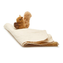 Load image into Gallery viewer, Squirrel Clip On Ornament used as a napkin ring
