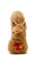 Load image into Gallery viewer, Squirrel Clip On Ornament holding berries

