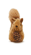 Load image into Gallery viewer, Squirrel Clip On Ornament holding a pine cone
