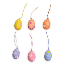 Load image into Gallery viewer, Cotton Mache Hand-Painted Egg Ornament

