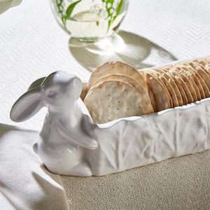 Easter Bunny and Cabbage Leaf Tidbit Bowl