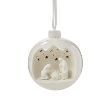 Load image into Gallery viewer, Nativity Scene Light-Up Keepsake Ornament
