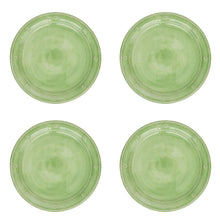 Load image into Gallery viewer, Juliska Berry &amp; Thread Melamine Dessert/Salad Plate Set/4 in Seagrass green
