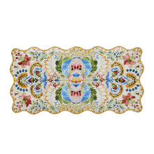 Load image into Gallery viewer, Juliska Sofia 16" Rectangular Platter - Multi with busy colorful pattern

