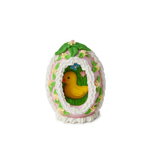 Load image into Gallery viewer, Panoramic Sugar Egg pink egg and yellow bird
