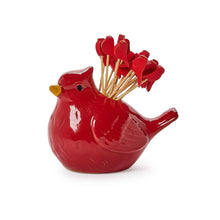 Load image into Gallery viewer, Deck the Halls Cardinal Pick Holder
