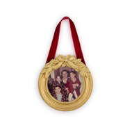 Holly Leaves Hanging Photo Frames / Ornaments with christmas day family photo