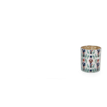 Load image into Gallery viewer, small Nutcracker Tealight Candleholders with gold interior 

