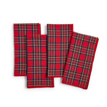 Load image into Gallery viewer, four Tartan Traditions Cloth Napkins
