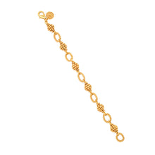 Load image into Gallery viewer, Capucine de Wulf Berry &amp; Bead Bracelet showing length and lobster claw fastener 
