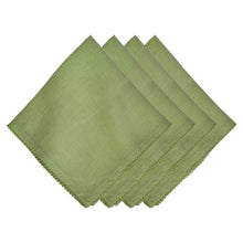 Load image into Gallery viewer, Juliska Berry Scallop Napkin Set/4 - Sage
