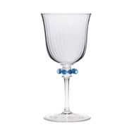 Juliska Nell Ruffle Wine Glass - Chambray