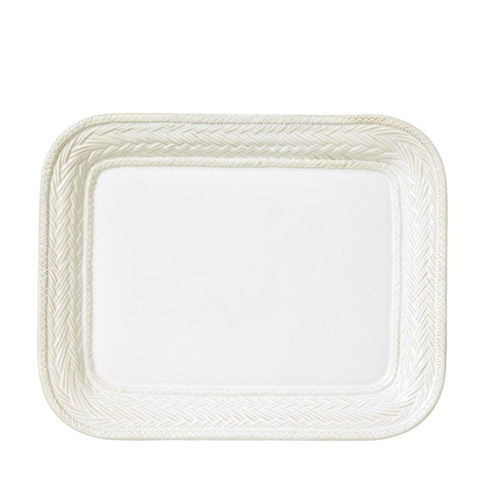 Le Panier Platter - Whitewash - 14.5”L