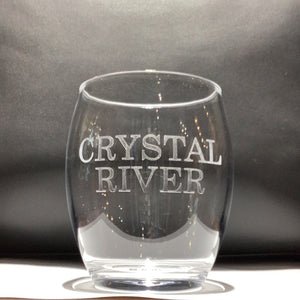 Acrylic Stemless Tumbler - Single Tumbler - CRYSTAL RIVER