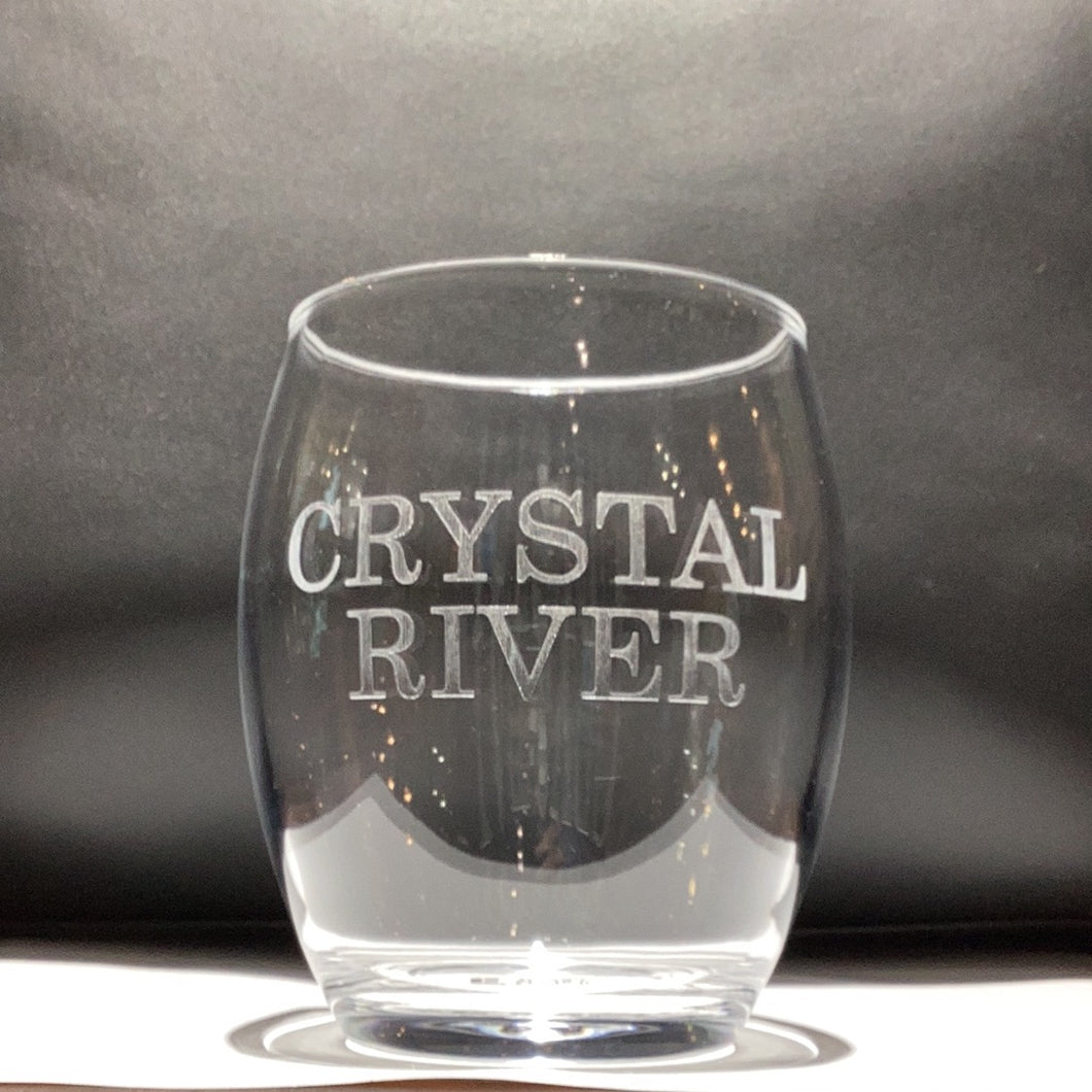 Acrylic Stemless Tumbler - Single Tumbler - CRYSTAL RIVER