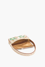 Load image into Gallery viewer, Sea Turtle Shell Beaded Shoulder Bag open showing interior 
