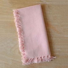 Load image into Gallery viewer, Fringe Napkin Light Pink - Set of 2
