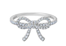 Load image into Gallery viewer, Crislu Fairytale Bow Ring, CTTW: 0.50
