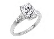 Crislu Celebrity Ring CTTW: 2.06 Finished in Pure Platinum