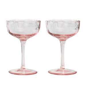 Juliska Puro Cocktail Coupe Glasses Set of 2