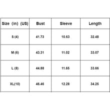 Load image into Gallery viewer, size chart
