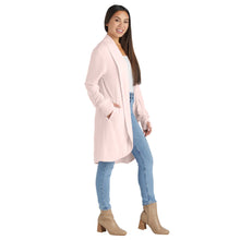 Load image into Gallery viewer, Cascade Bamboo Cardigan with Bracelet Thumbholes - Blush Pink

