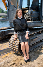 Load image into Gallery viewer, Gretchen Scott Designs Twinkle Sweater Met Ball Twinkle - Black
