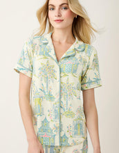 Load image into Gallery viewer, Spartina 449 Short Sleeve Pajama Top Flagler Teal

